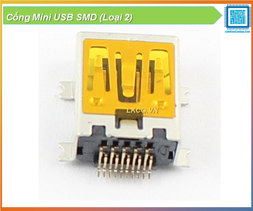 Cổng Mini USB SMD (Loại cái)
