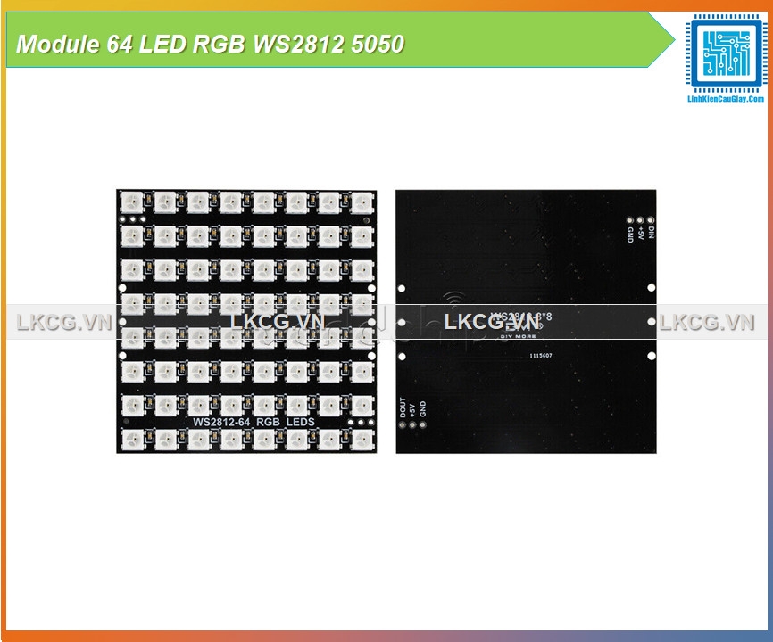 Module 64 LED RGB WS2812 5050