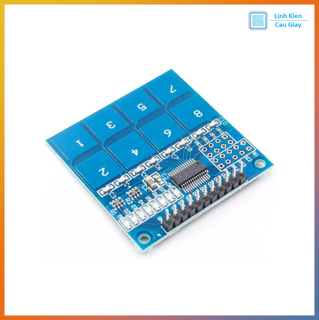 Module Bàn Phím Cảm Ứng Chạm 8 nút TTP226