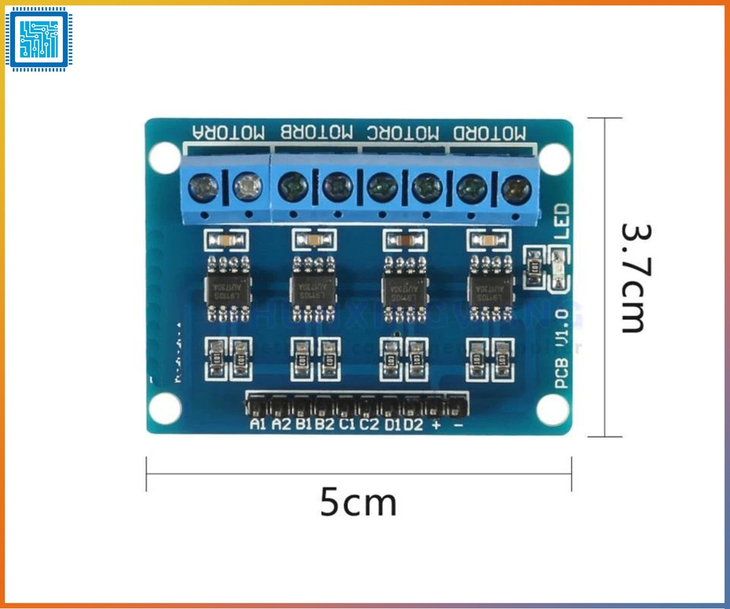 Module cầu H điều khiển 4 động cơ L9110S