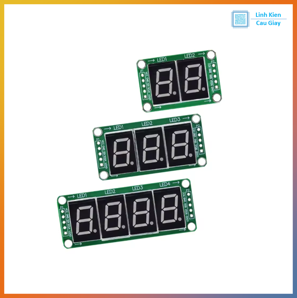 Module hiển thị led 7 thanh 0.56inch sử dụng IC 74HC595