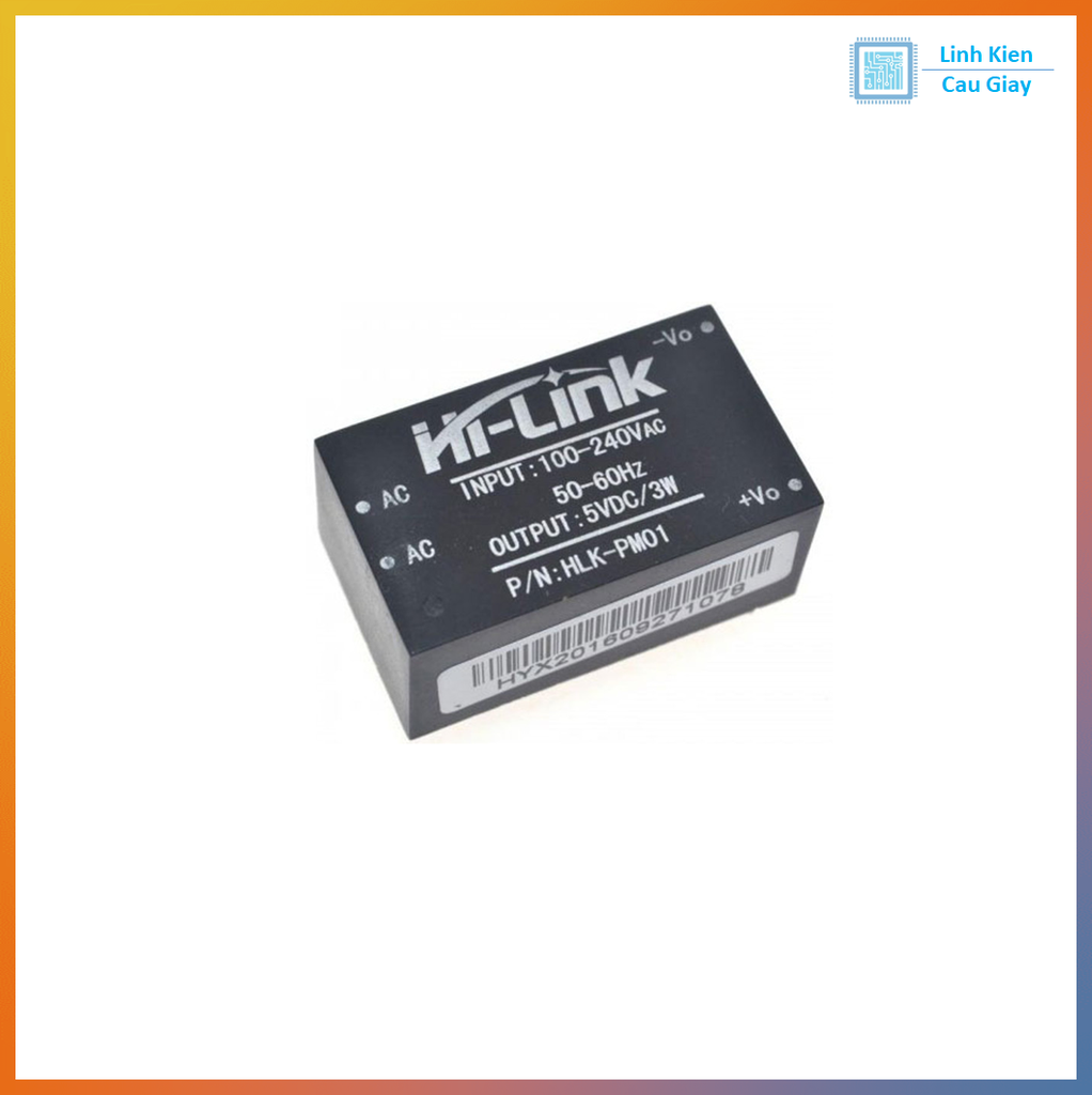Module Nguồn AC-DC 5V3W HLK-PM01