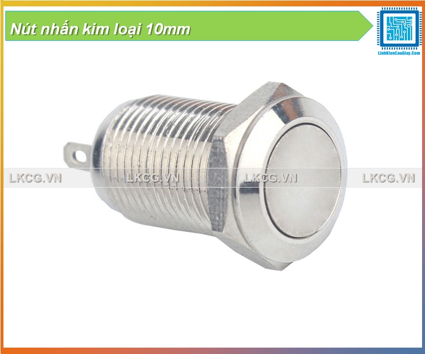 Nút nhấn kim loại 10mm