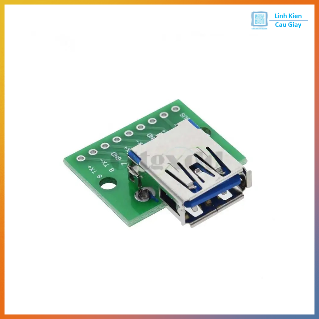 PCB chuyển đổi USB-A, USB-B, Micro USB, Mini USB, Type-C ra chân cắm 2.54mm