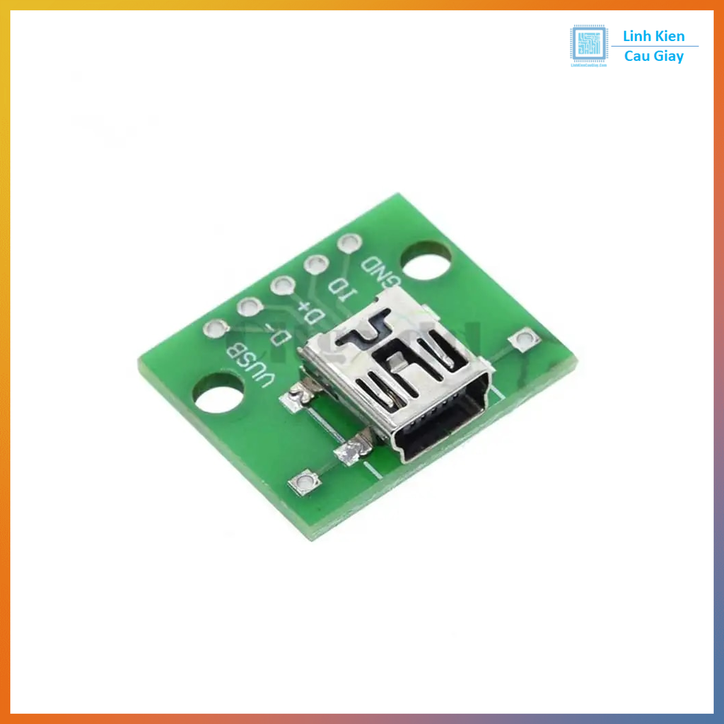 PCB chuyển đổi USB-A, USB-B, Micro USB, Mini USB, Type-C ra chân cắm 2.54mm