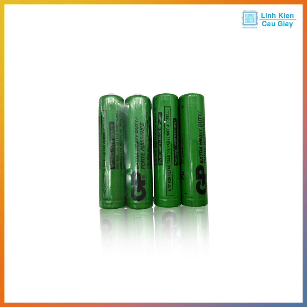 Pin tiểu AA, pin đũa AAA chính hãng GP pin khô không chảy nước