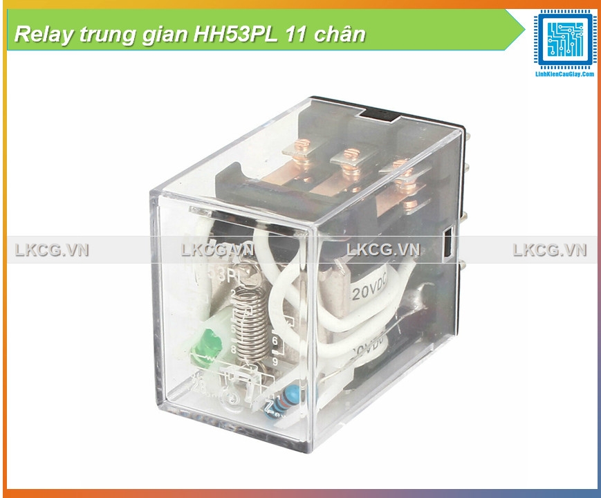 Relay trung gian HH53PL 11 chân