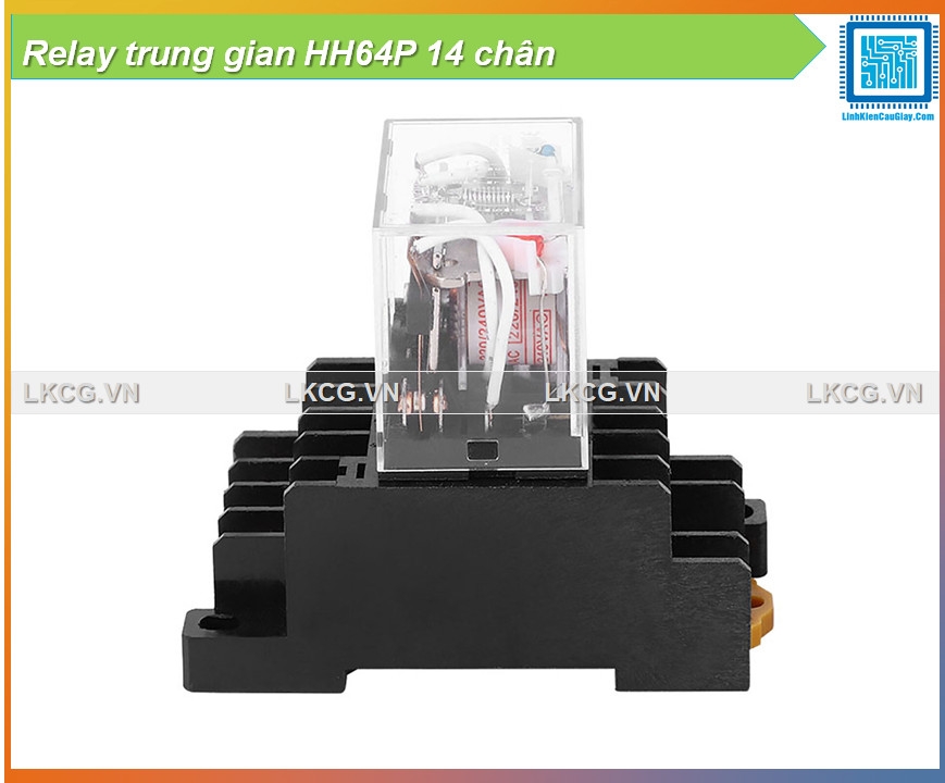 Relay trung gian HH64P 14 chân