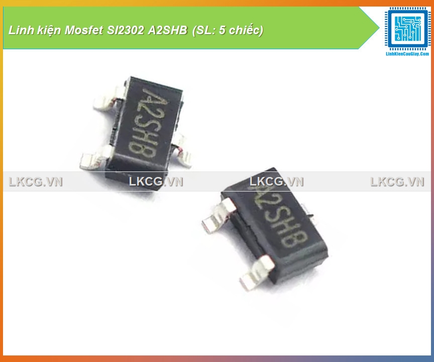 Linh kiện Mosfet SI2302 A2SHB (SL: 5 chiếc)