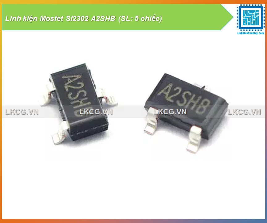 Linh kiện Mosfet SI2302 A2SHB (SL: 5 chiếc)