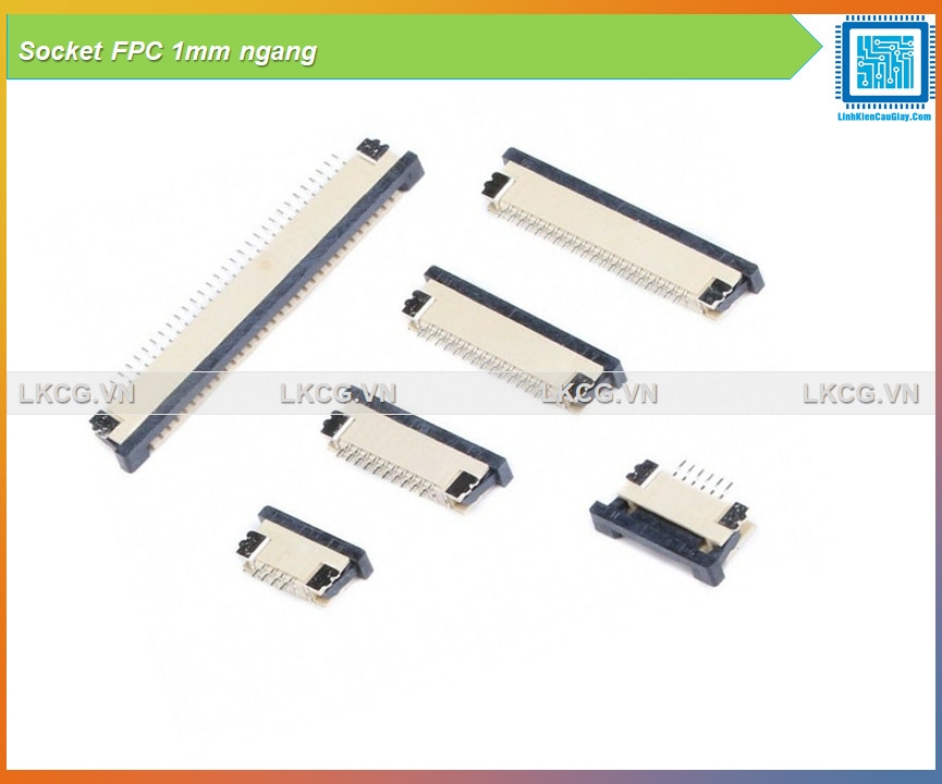 Socket FPC 1mm ngang