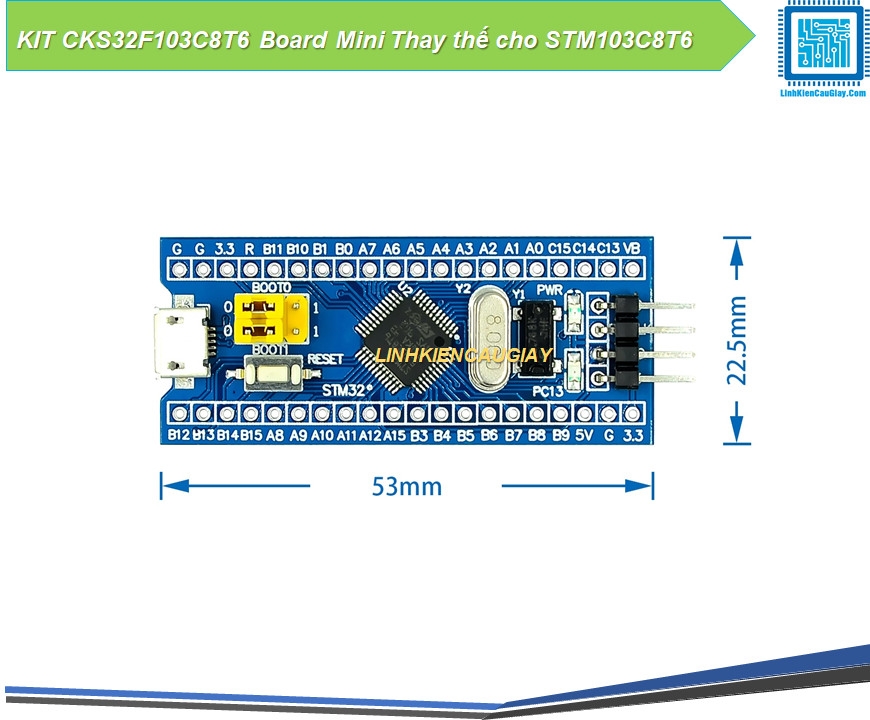 KIT CKS32F103C8T6 Board Mini Thay thế cho STM103C8T6