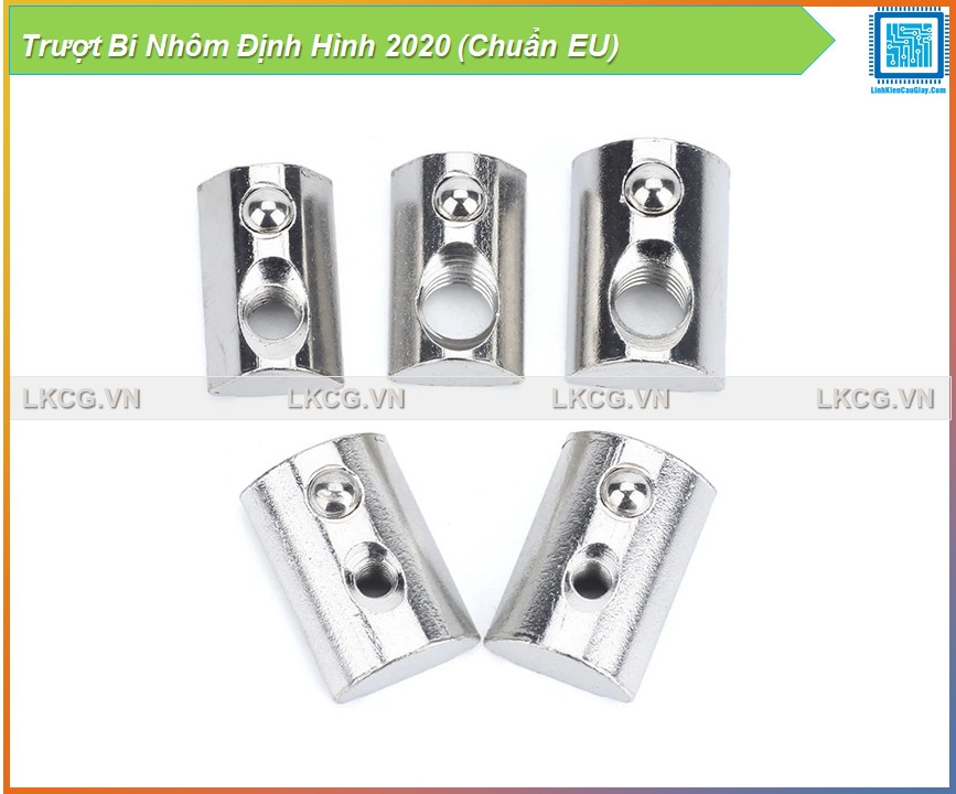 Trượt Bi Nhôm Định Hình 2020 (Chuẩn EU)