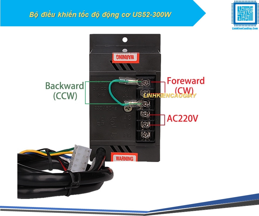 Bộ điều khiển tốc độ động cơ US52-300W