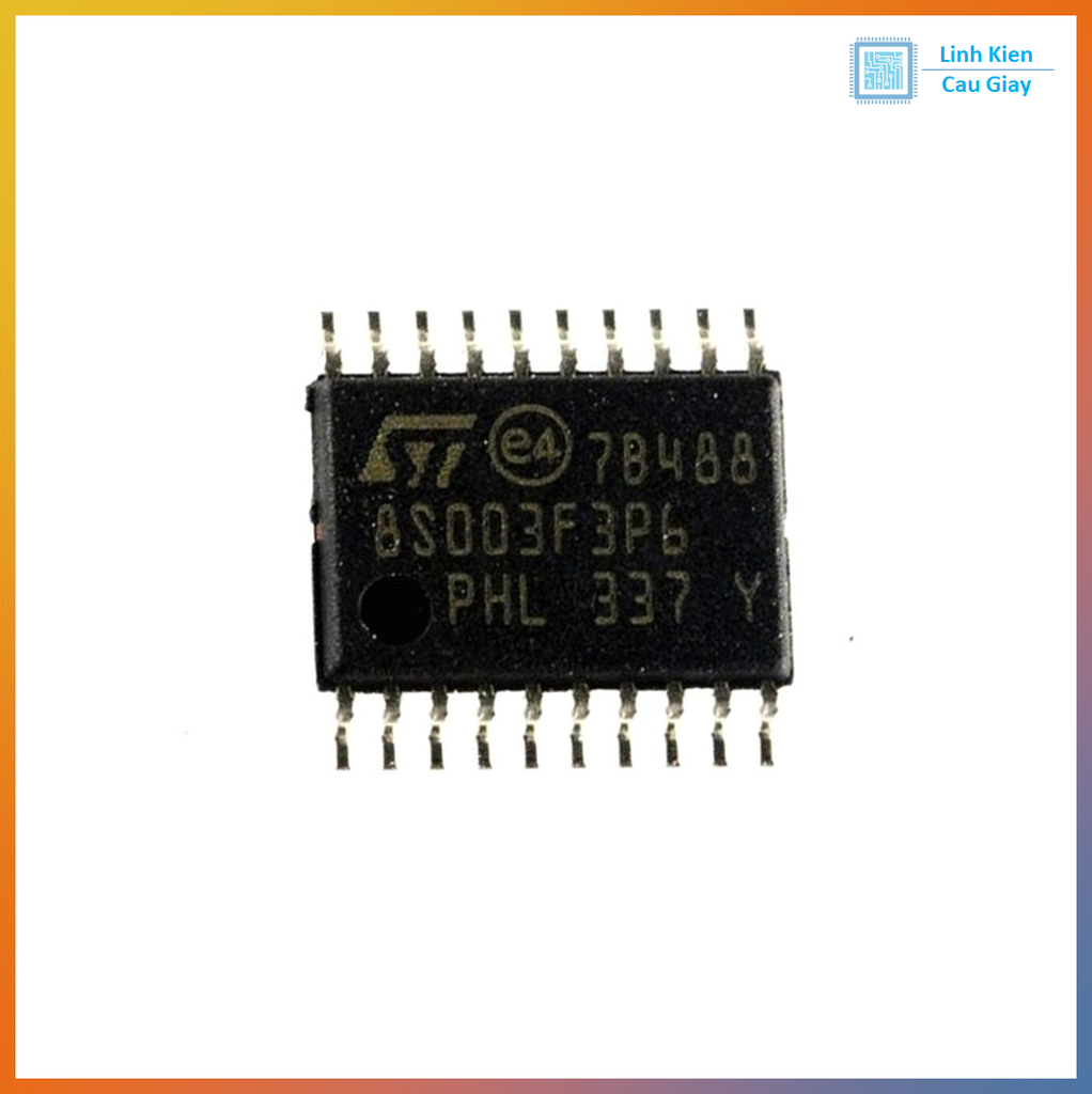 Vi Điều Khiển STM8S003F3P6 TSSOP20