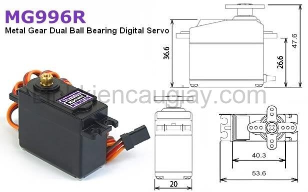 Động Cơ RC Servo MG995- MG996R