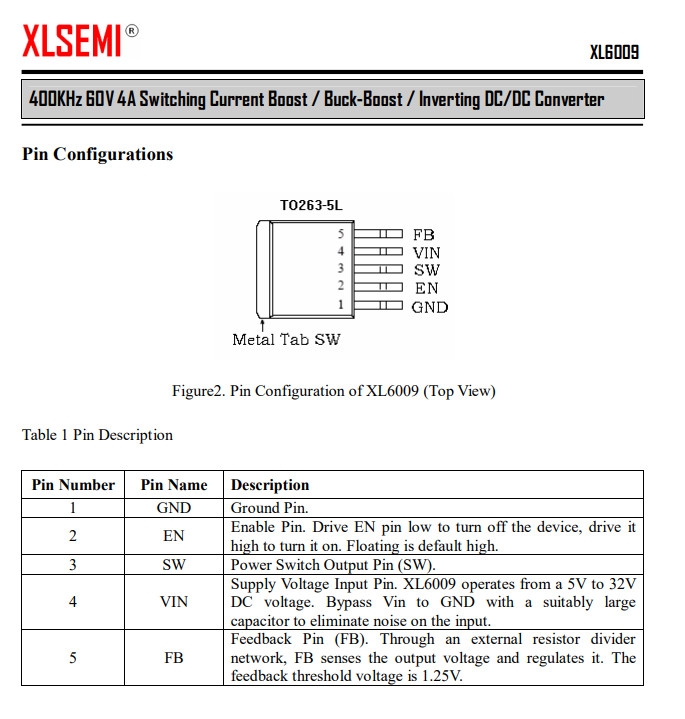 Linh kiện XL6009