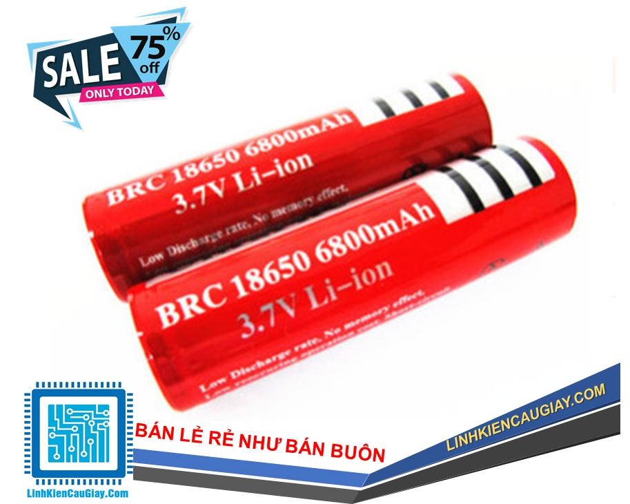 Pin UltraFire 18650 4800 và 6800mAH 3.7V (1 Viên)