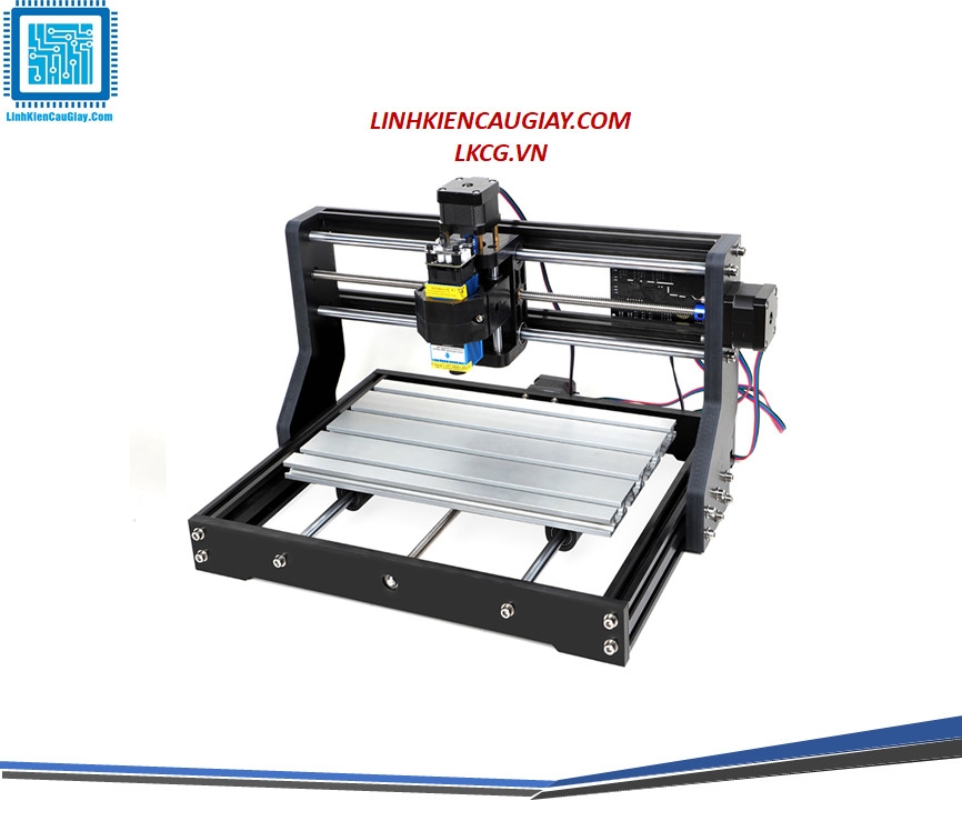 Máy phay gỗ CNC 3018 PRO (Tặng kèm 10 mũi phay PCB + 4 Set plates + ER11)