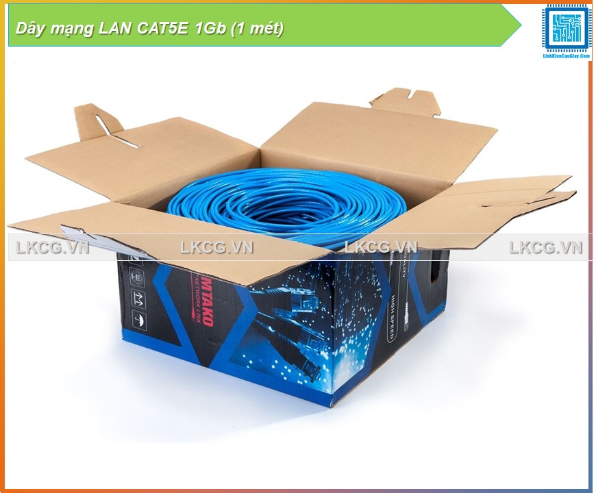 Dây mạng LAN CAT5E 1Gb (1 mét)