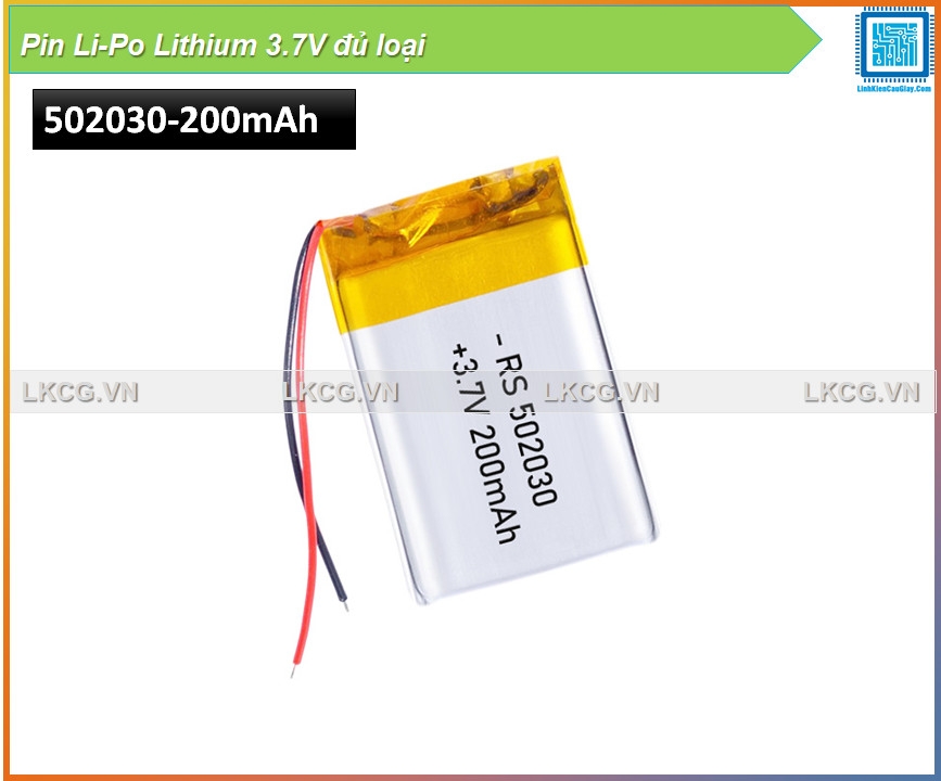 Pin Li-Po Lithium 3.7V đủ loại