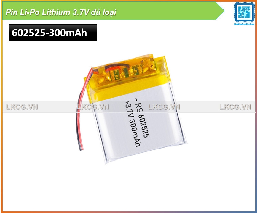 Pin Li-Po Lithium 3.7V đủ loại