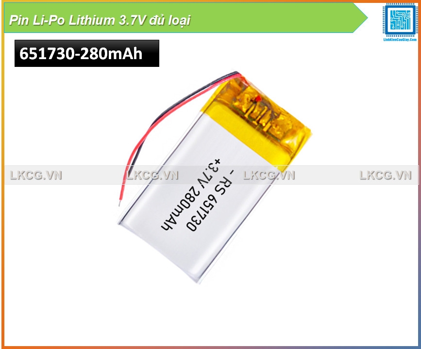 Pin Li-Po Lithium 3.7V đủ loại