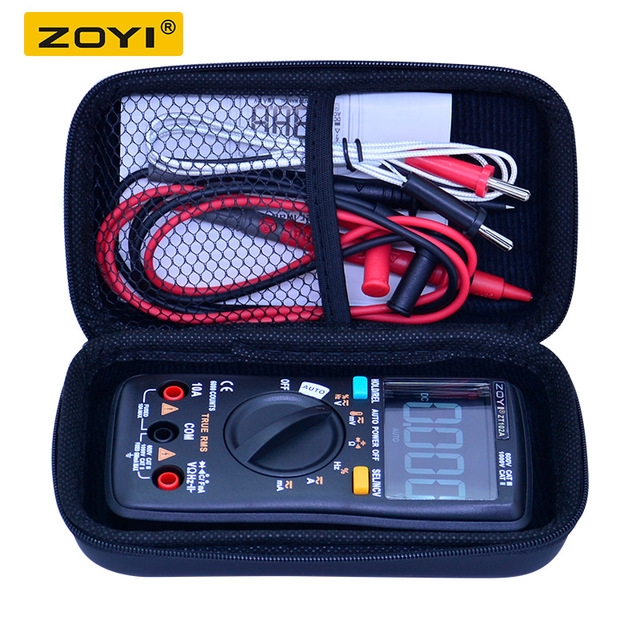 Đồng hồ đo vạn năng ZOYI ZT102A đo điện áp và dòng điện Ac/Dc, tụ điện