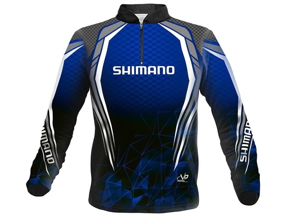 Áo chống nắng Shimano xanh đen