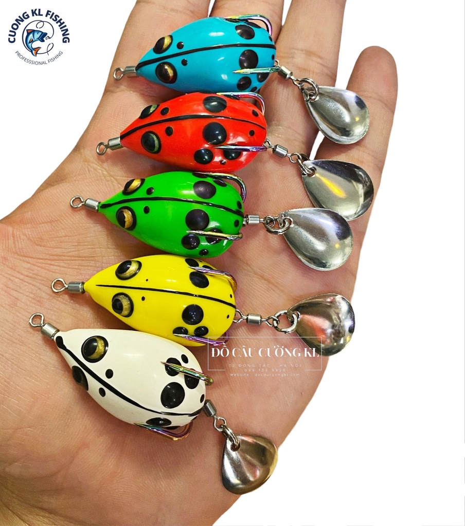 Nhái hơi Chado lưng chấm bi