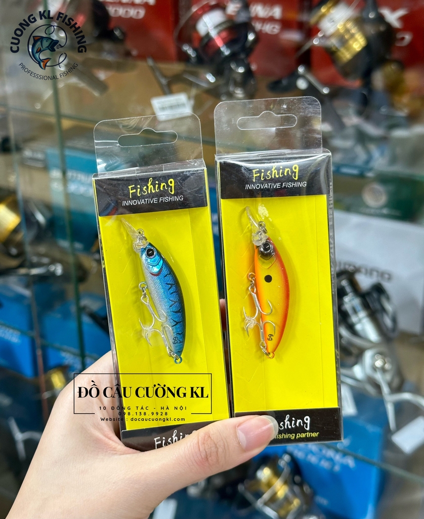 Mồi giả cá nhựa Minnow ATG (6g)