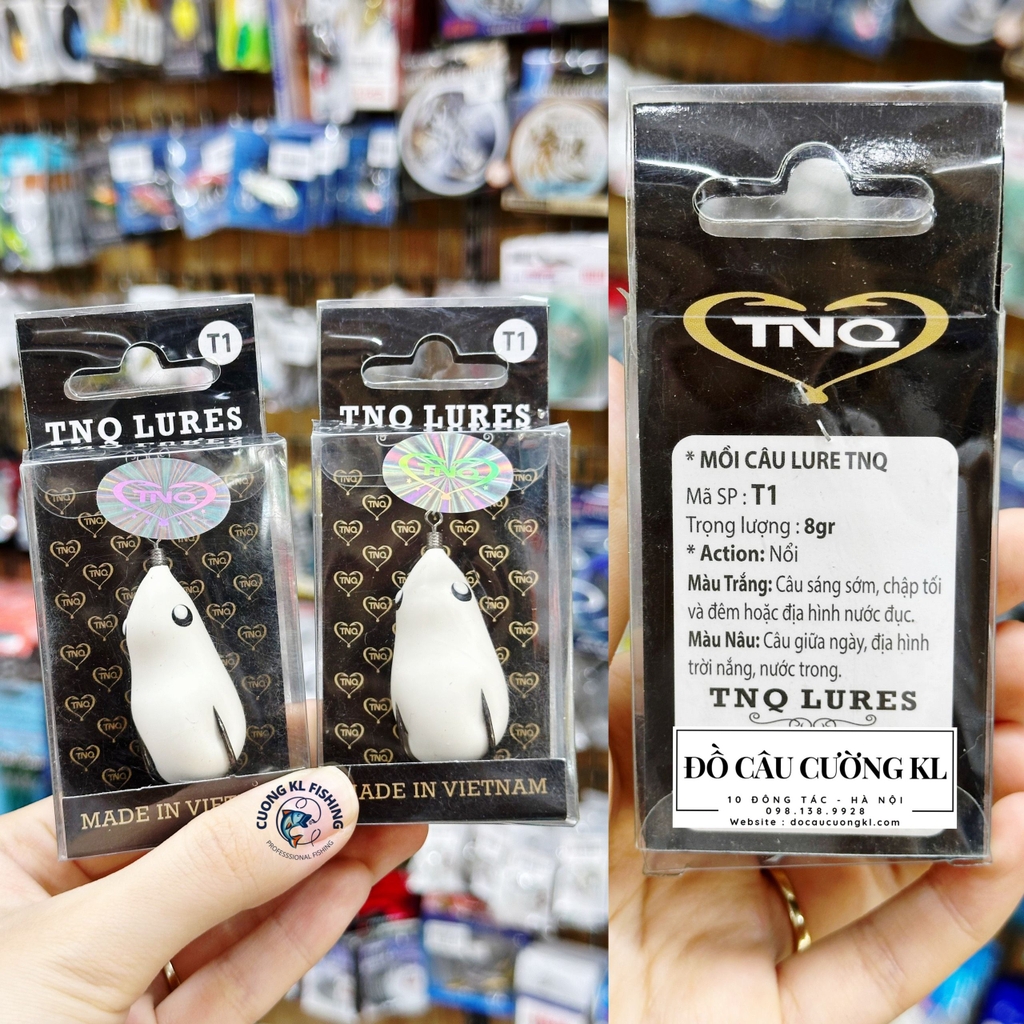 Nhái hơi TNQ T3 (13g-4cm-Lửng/Chìm)