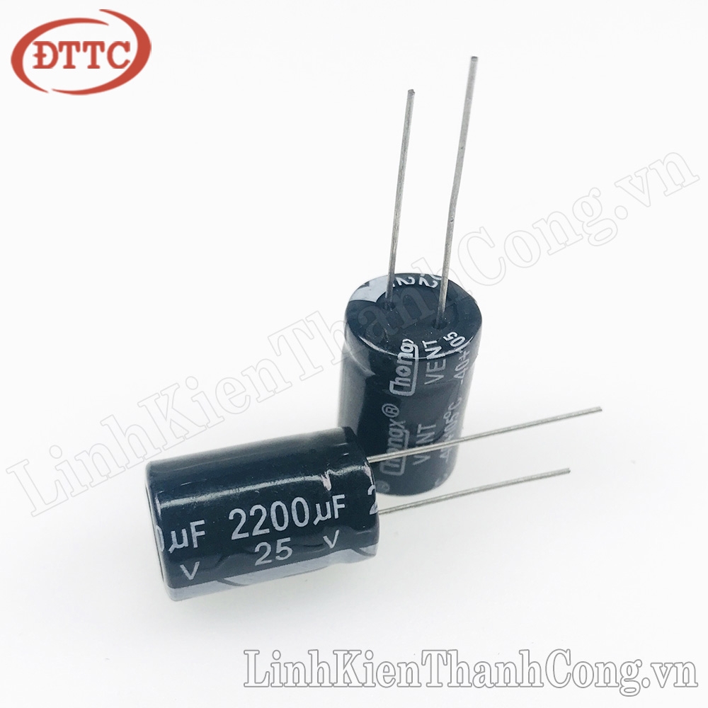 Tụ 2200uF 25V (13x25mm)