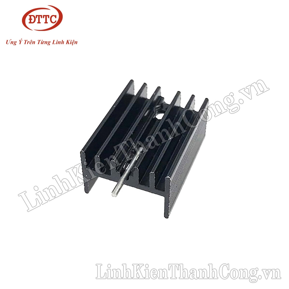 Nhôm Tản Nhiệt TO220 15x10x20mm Đen