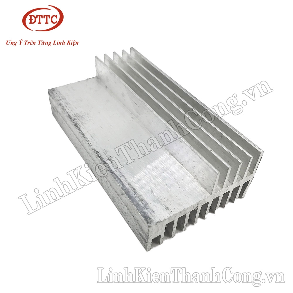 Nhôm Tản Nhiệt 2 Tầng 10 Cánh 125x58x32mm