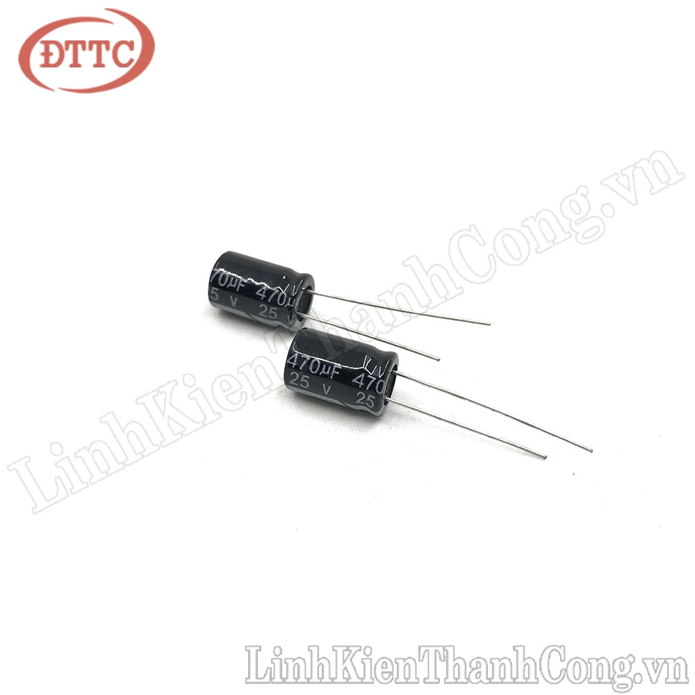 Tụ 470uF 25V (8x12mm)