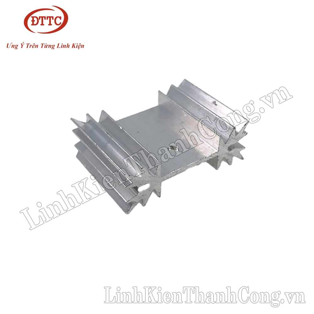 Nhôm Tản Nhiệt 35x25x12mm Có Chân Hàn