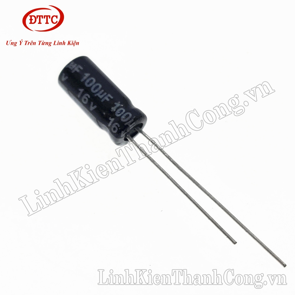 Tụ 100uF 16V (6x11mm)