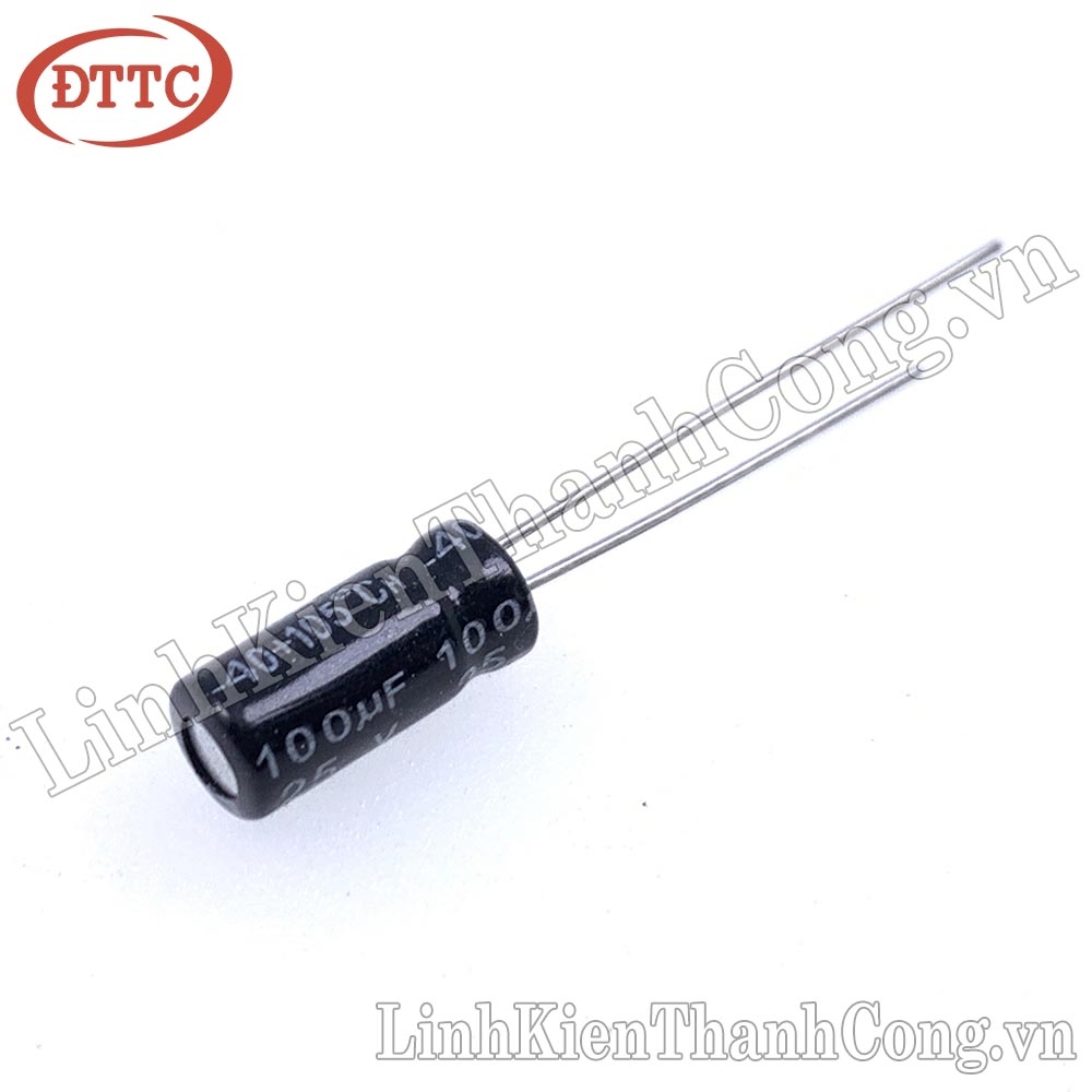 Tụ 100uF 25V (6x7mm)