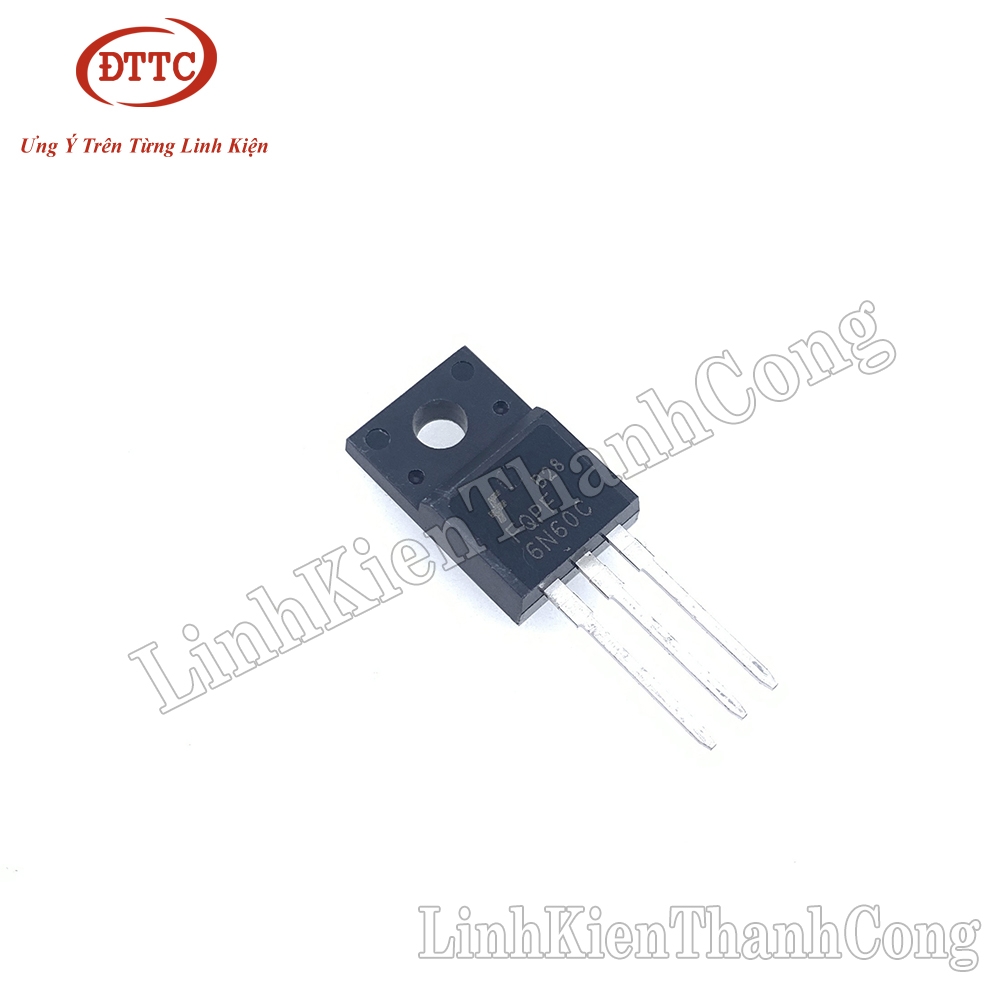 6N60 FQPF6N60C MOSFET N-CH 6A 600V TO220F