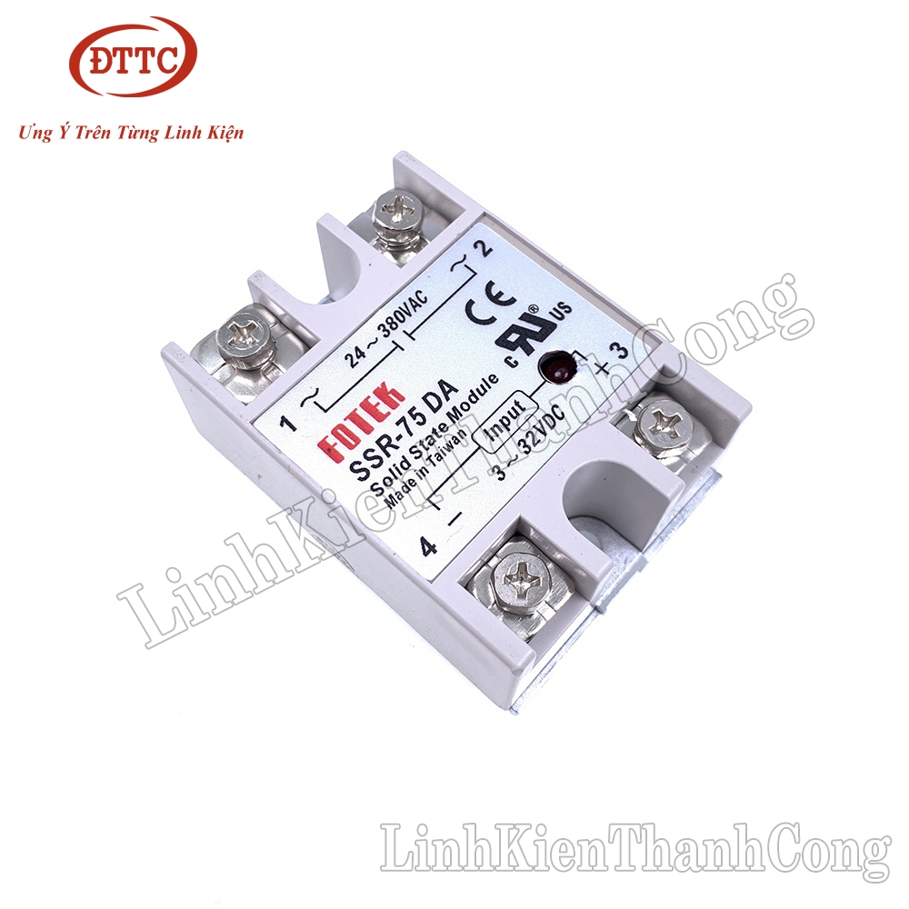 Relay Solid Relay Bán Dẫn SSR 75DA FOTEK