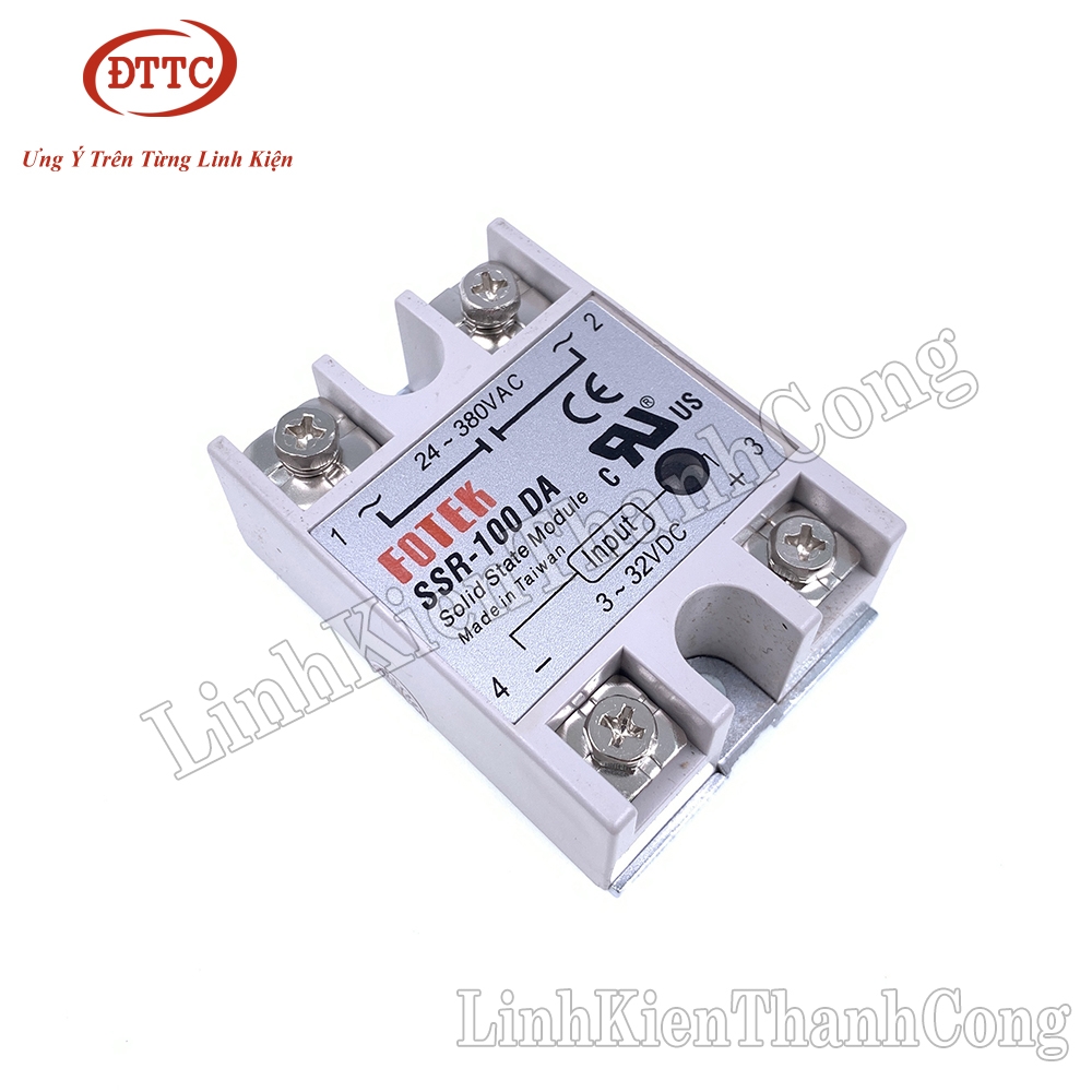 Relay Solid Relay Bán Dẫn SSR 100DA FOTEK