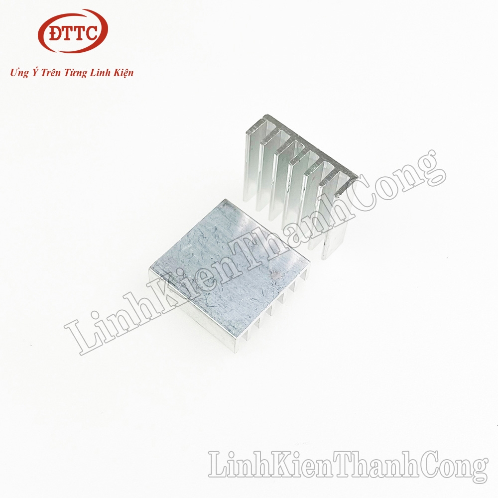 Nhôm Tản Nhiệt 20x20x6mm Màu Bạc