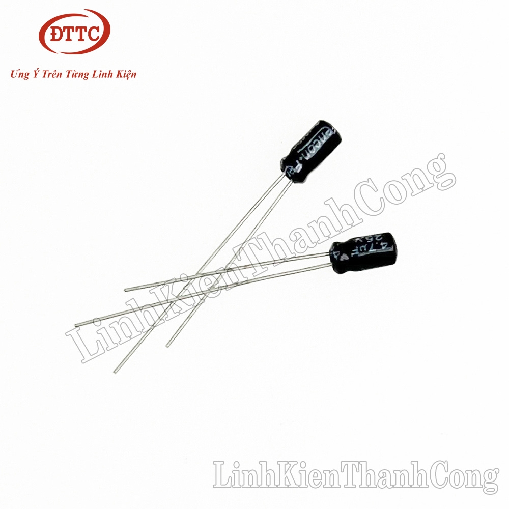 Tụ Hóa 4.7uF 25V (3x5mm)