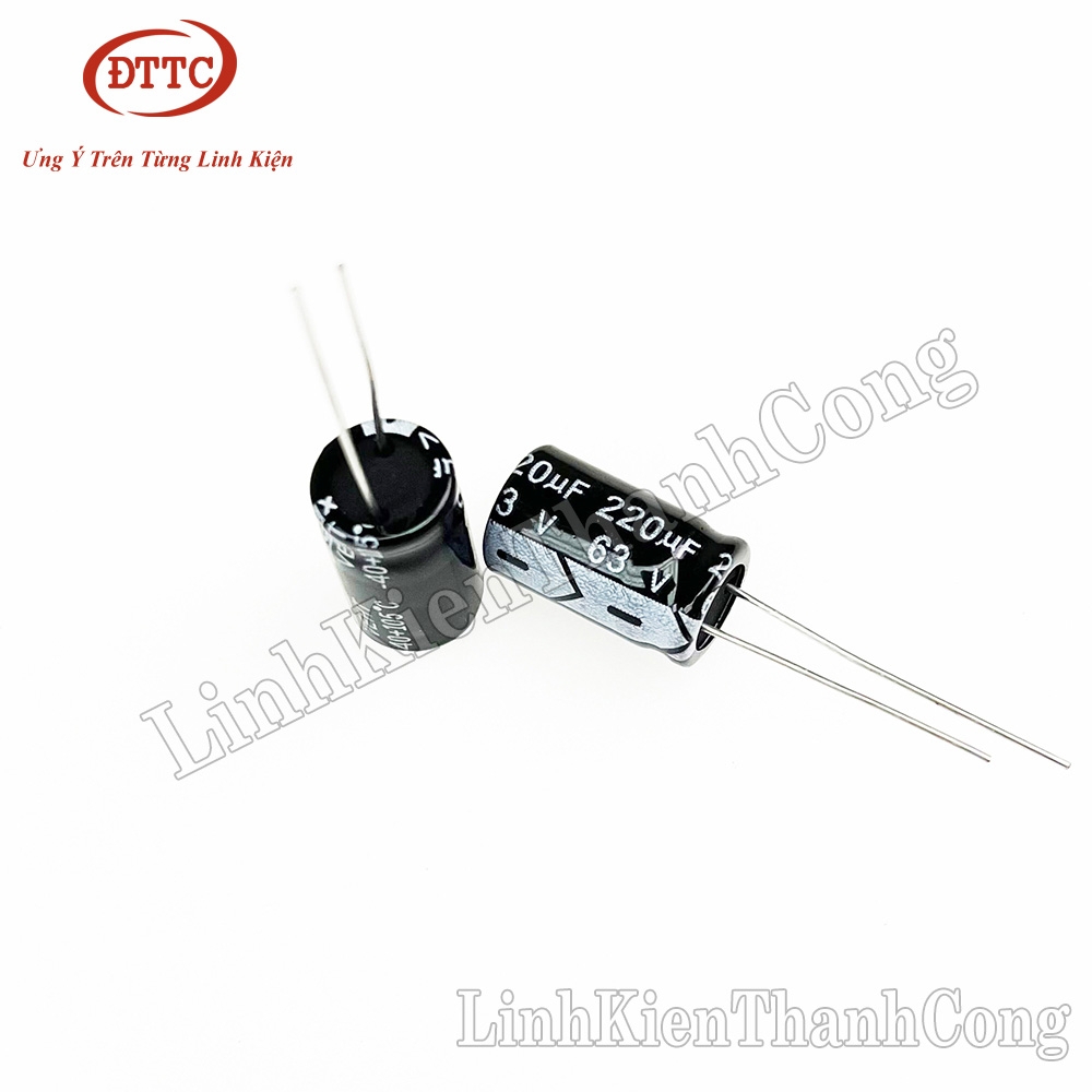 Tụ Hóa 220uF 63V (10x17mm)