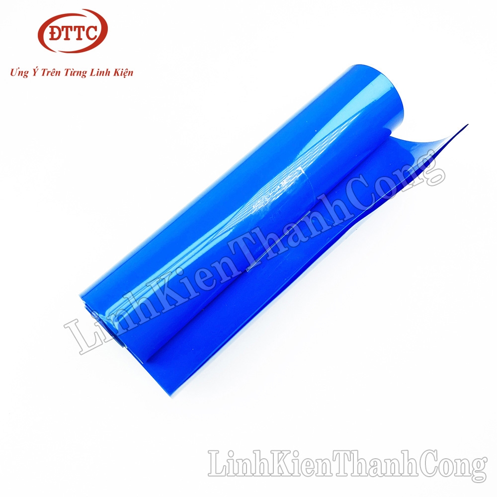 Màng Co Nhiệt PVC Cách Điện Bọc Cell Pin 180mm (1 Mét)