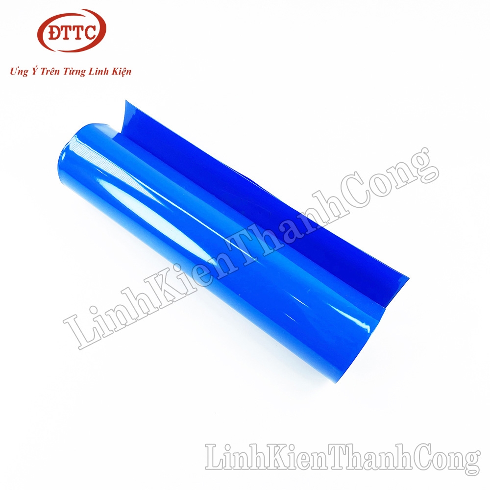 Màng Co Nhiệt PVC Cách Điện Bọc Cell Pin 220mm (1 Mét)