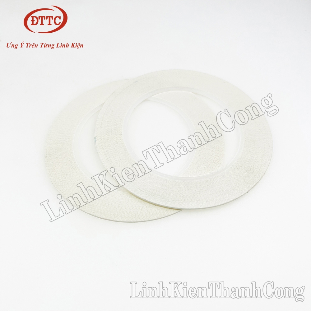 Băng Dính Nhiệt Cách Mép Trắng, Rộng 1.5mm