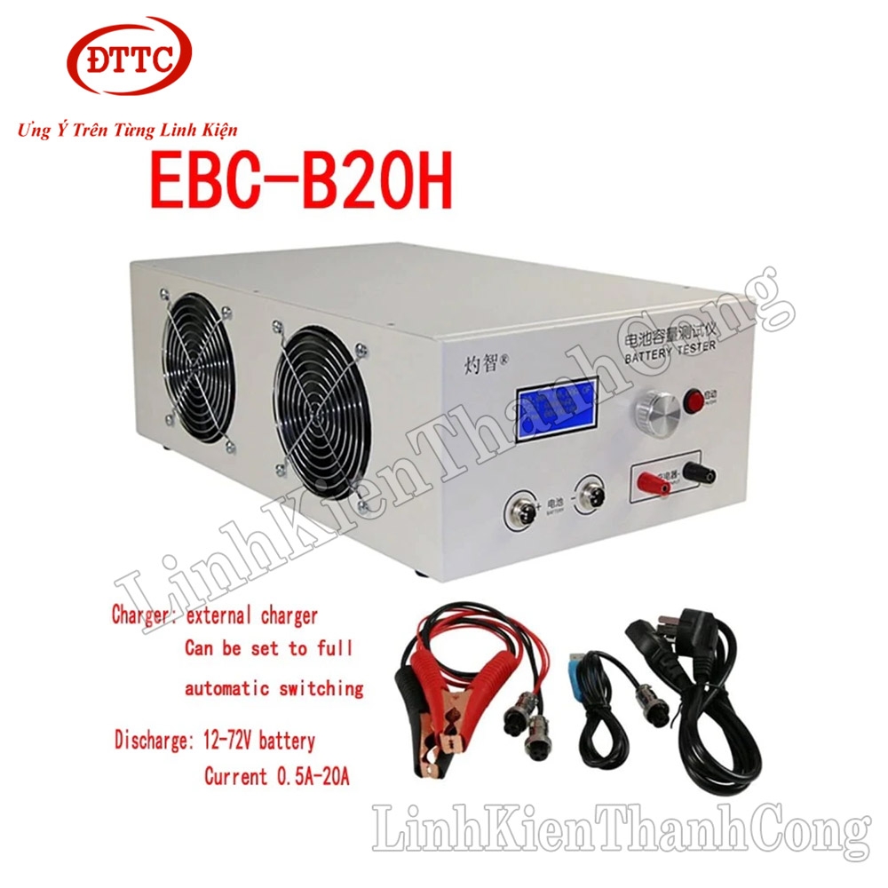 Máy Test Dung Lượng Pin EBC-B20H 12-72V 20A