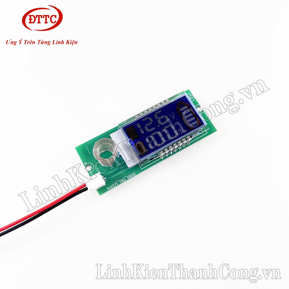 Màn Hình Đồng Hồ LCD 3S 12.6V Cho Hộp Đóng Pin Chống Nước